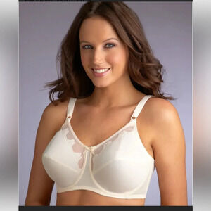 Bali 2 Women's Flower Underwire Bra, Light Beige, 42D